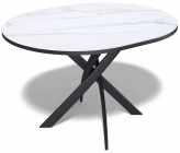 Стол Kenner R1000 черный керамика TOP ALPINE WHITE