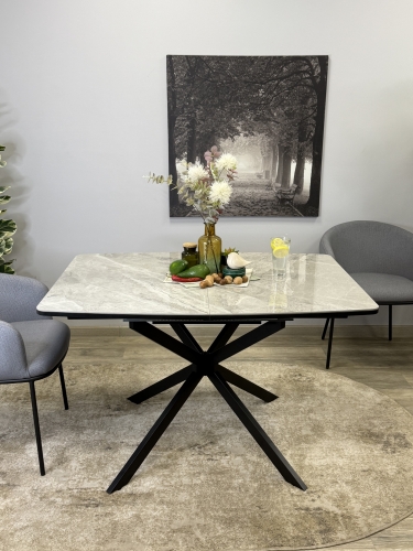 Стол Kenner BR1200 черный керамика ITALIAN MIDDLE GRAY
