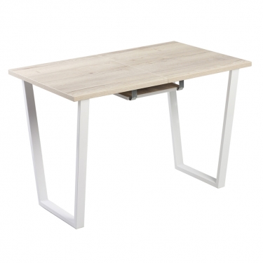 Комплект Стол АТЛАНТ 12 EGGER 1300(+500)*800 ОПОРА (А2,6,11,12) Белый м