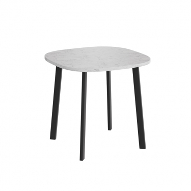 Комплект Стол УГО нераздвижной 800*800 Комплект ножек ТИТАН металл Черный Матовый м