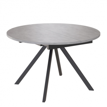 Комплект Стол ЛОКИ D-1200(+380) Опора для стола ЛОКИ Металл Черный матовый м