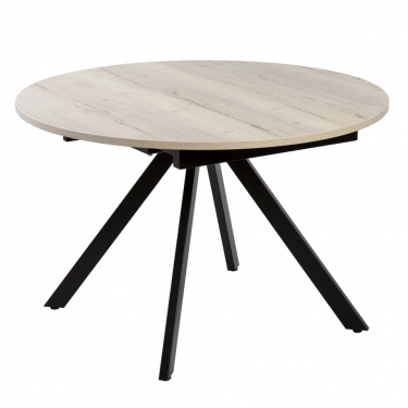 Комплект Стол ЛОКИ D-1200(+380) Опора для стола ЛОКИ Металл Черный матовый м