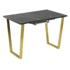 Комплект Стол АТЛАНТ 01 EGGER 1100(+400)*700 ОПОРА (А1,4) Золото