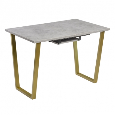 Комплект Стол АТЛАНТ 07 EGGER 1400(+600)*900 ОПОРА (А7,8,9,10) Золото