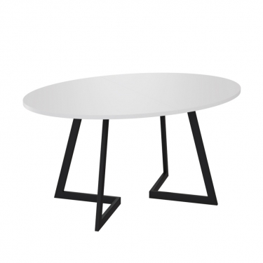 Комплект Стол ОЛСЕН 1500(+450)*1050 Опора ОЛСЕН Черный Матовый м