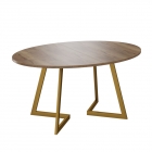 Комплект Стол ОЛСЕН 1500(+450)*1050 Опора ОЛСЕН Золото