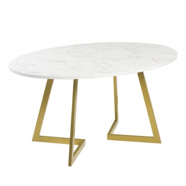 Комплект Стол ОЛСЕН 1500(+450)*1050 Опора ОЛСЕН Золото