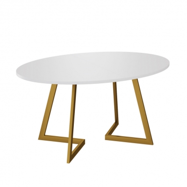 Комплект Стол ОЛСЕН 1500(+450)*1050 Опора ОЛСЕН Золото