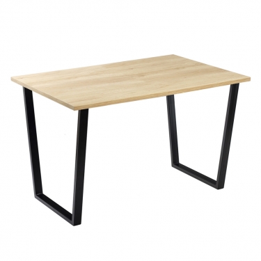 Комплект Стол АТЛАНТ 08 EGGER 1400*900 ОПОРА (А7,8,9,10) Черный матовый м