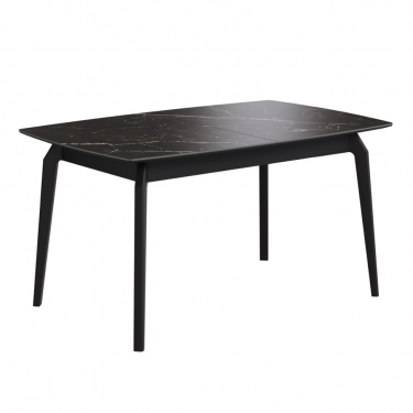 Комплект Стол КАЙНЕН Керамика 1400(+380)*900 Комплект ножек для стола ЭНЦО/КАЙНЕН Черный