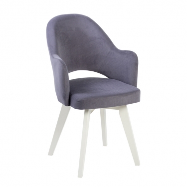 Комплект Стул КЛЕО сиденье NEW, КАРКАС СТАНДАРТ МАССИВ Белый