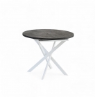 Стол Каир камень темный белый