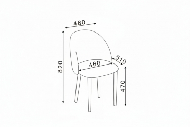 Стул Дейзи серый