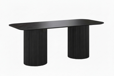 Стол Идрис керамика черный камень