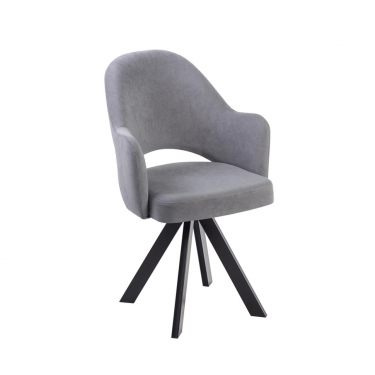 Комплект Стул КЛЕО сиденье NEW, КАРКАС РОДЕО Черный матовый М