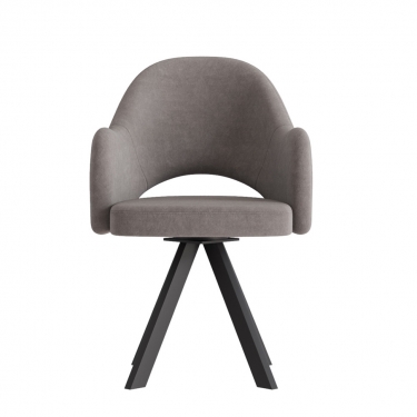 Комплект Стул КЛЕО сиденье NEW, КАРКАС РОДЕО Черный матовый М