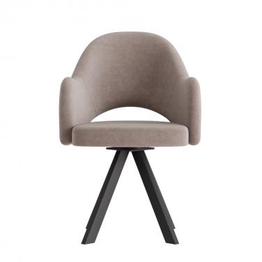 Комплект Стул КЛЕО сиденье NEW, КАРКАС РОДЕО Черный матовый М