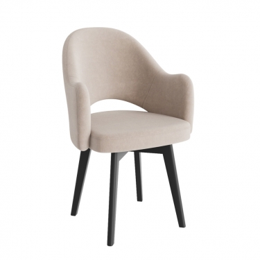 Комплект Стул КЛЕО сиденье NEW, КАРКАС КОМПАКТ МАССИВ Черный