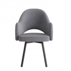 Комплект Стул КЛЕО сиденье NEW, Каркас ФАНТОМ разборный металл Черный матовый м