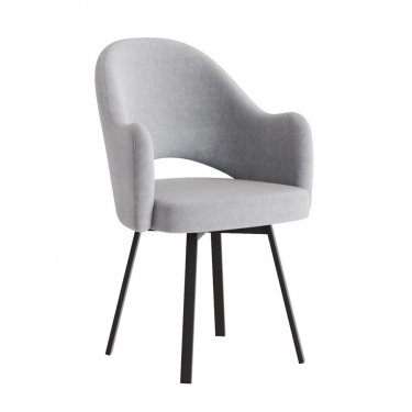 Комплект Стул КЛЕО сиденье NEW, Каркас ФАНТОМ разборный металл Черный матовый м