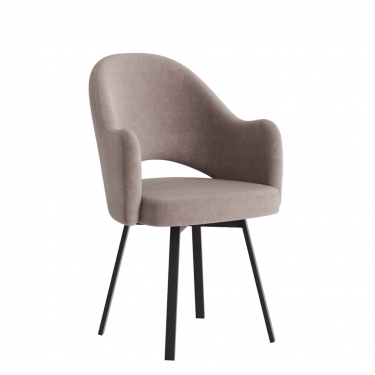 Комплект Стул КЛЕО сиденье NEW, Каркас ФАНТОМ разборный металл Черный матовый м