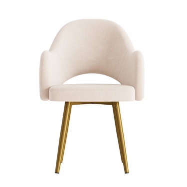 Комплект Стул КЛЕО сиденье NEW, КАРКАС СТЕЛС Золото