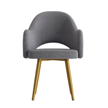 Комплект Стул КЛЕО сиденье NEW, КАРКАС СТЕЛС Золото