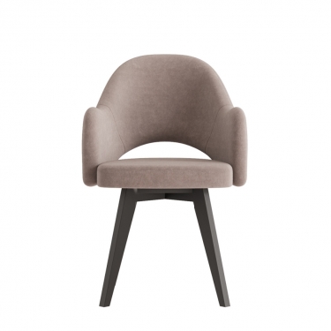 Комплект Стул КЛЕО сиденье NEW, КАРКАС СТАНДАРТ МАССИВ Черный